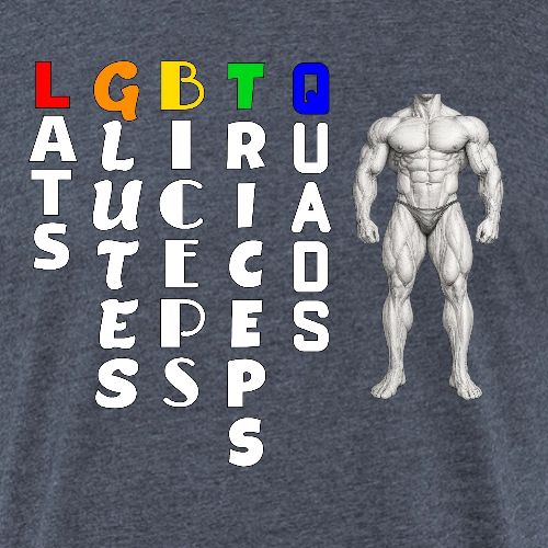 LGBTQ Workout - Unisex Poly/Cotton T-Shirt