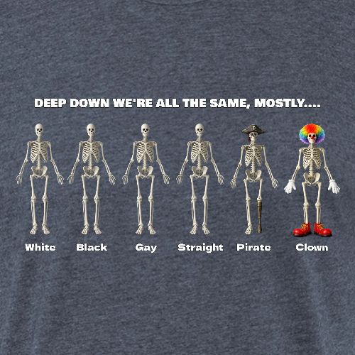 We're All The Same - Unisex Poly/Cotton T-Shirt