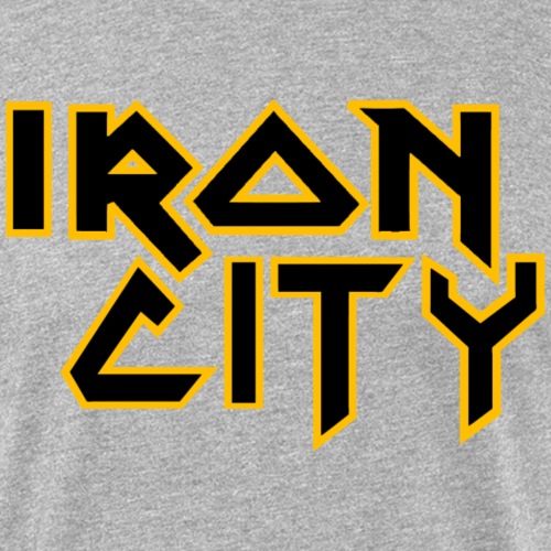 Iron City - Fitted Cotton/Poly T-Shirt by Next Level