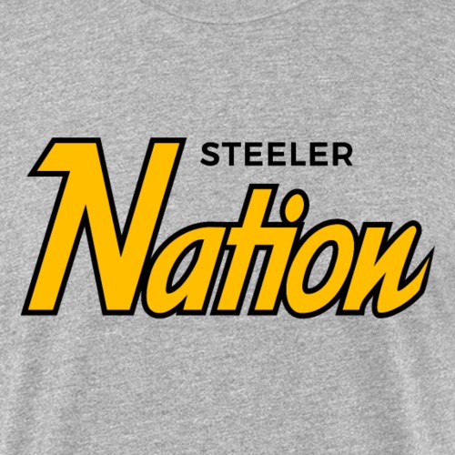 SteelerNation.com - Script - Fitted Cotton/Poly T-Shirt by Next Level