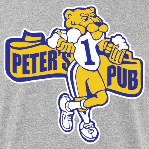 Peter's Pub - Pittsburgh, PA - Men’s Fitted Poly/Cotton T-Shirt