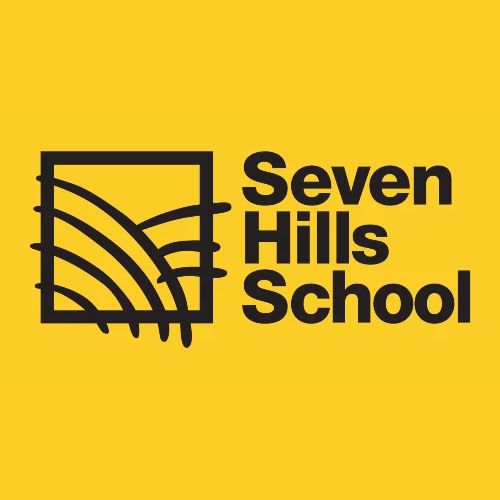 Seven Hills School - Black Logo - Unisex Poly/Cotton T-Shirt