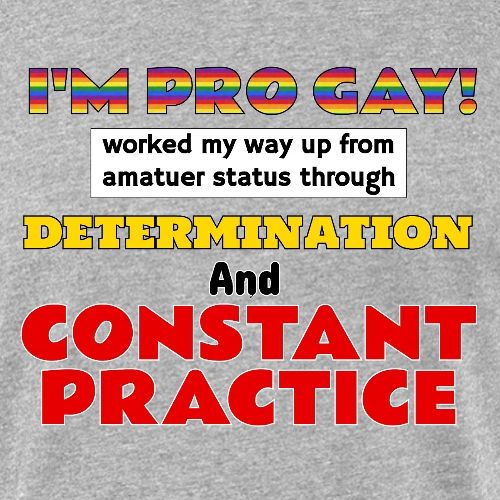 Pro Gay - Unisex Poly/Cotton T-Shirt