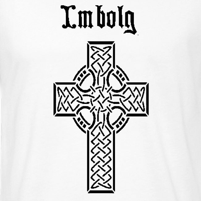 Imbolg Black Logo and Cross