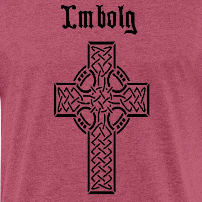 Imbolg Black Logo and Cross