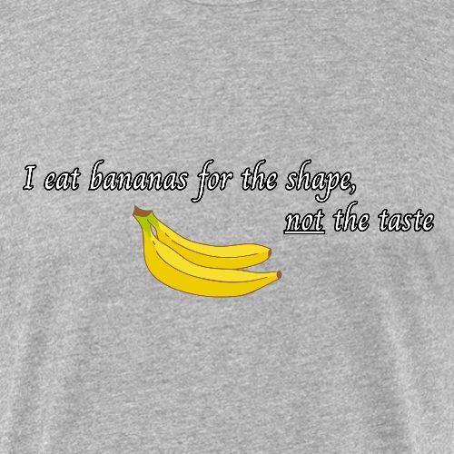 I Eat Bananas - Unisex Poly/Cotton T-Shirt