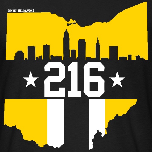 Cleveland 216 Women's T-Shirts - Fitted Cotton/Poly T-Shirt by Next Level