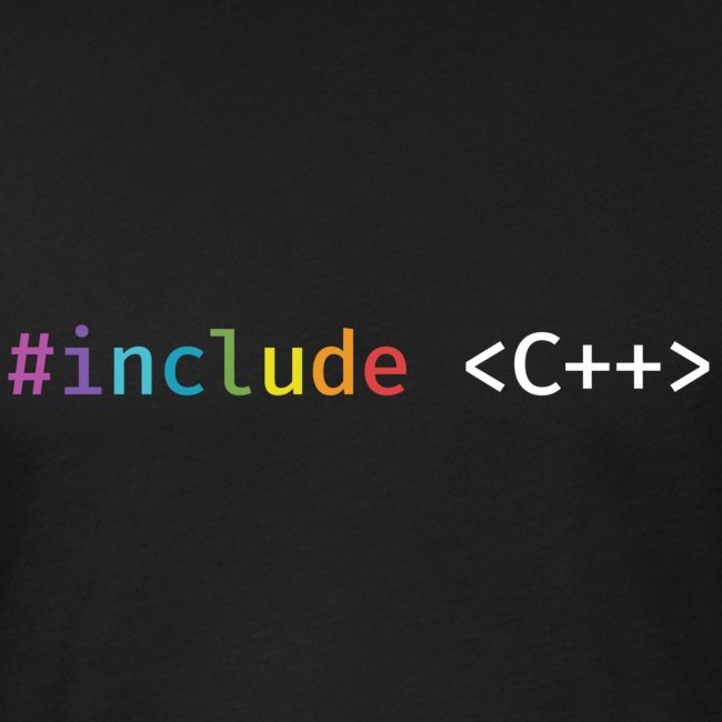 Rainbow Include C++ (Dark Background)