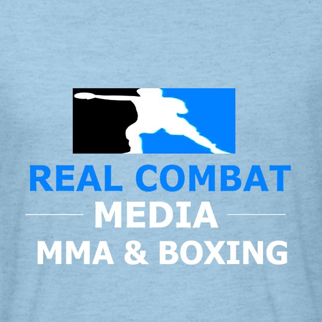 RCM MMA & BOXING Light Blue White Text