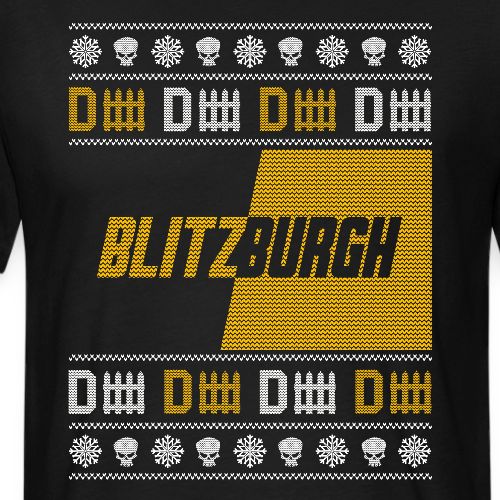 Blitzburgh - Men’s Fitted Poly/Cotton T-Shirt