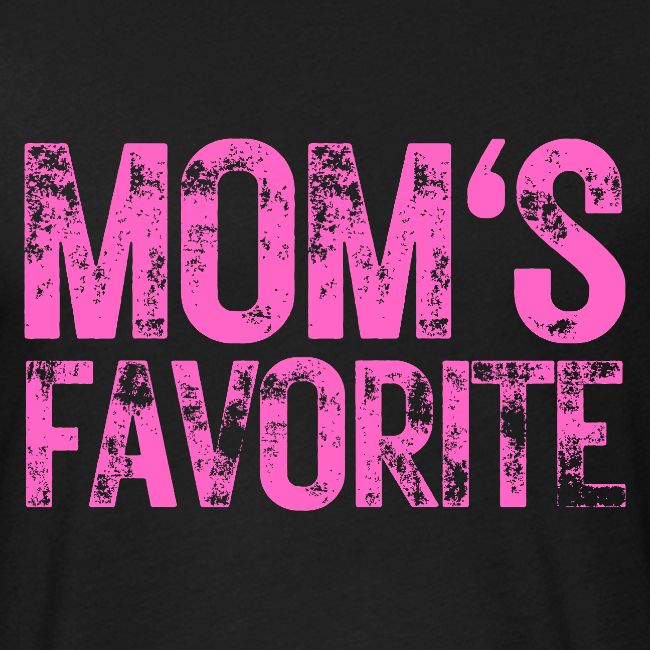 MOM's Favorite heavily distressed pink version