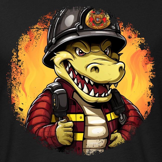 Fireman crocodile