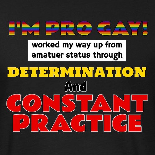 Pro Gay - Unisex Poly/Cotton T-Shirt