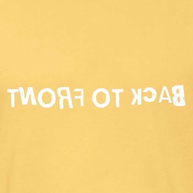 Back To Front Word Art