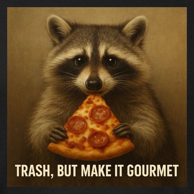 Gourmet Pizza Raccoon