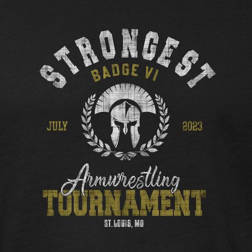 Strongest Badge 6 - Unisex Poly/Cotton T-Shirt