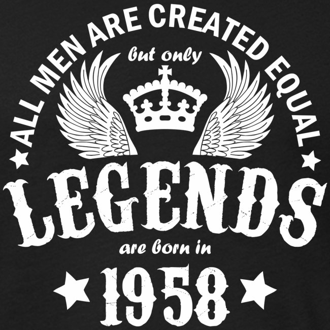 Legends are Born in 1958