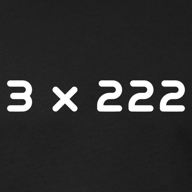 3 x 222