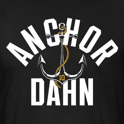 Anchor Dahn - Men’s Fitted Poly/Cotton T-Shirt