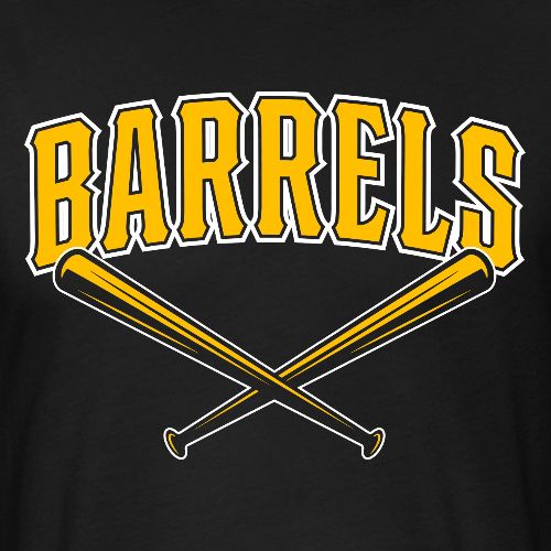 BARRELS - Men’s Fitted Poly/Cotton T-Shirt