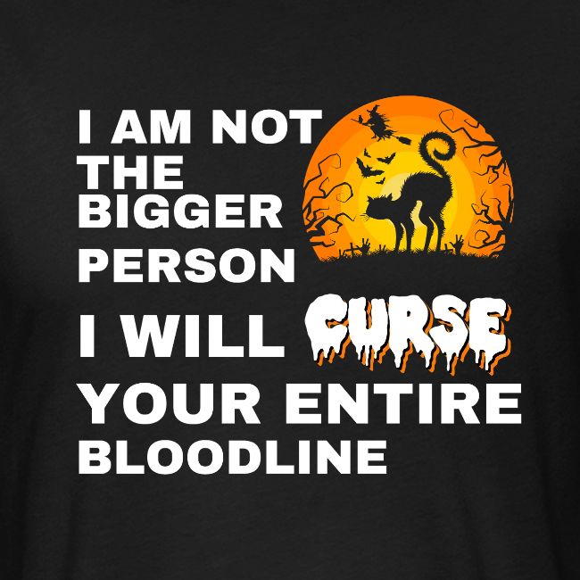 I am not the bigger person