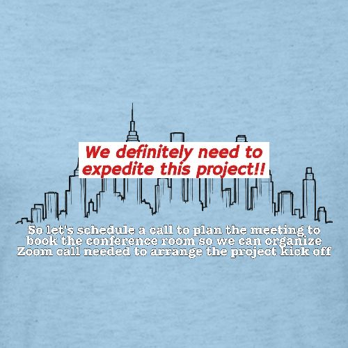Project Management - Unisex Poly/Cotton T-Shirt