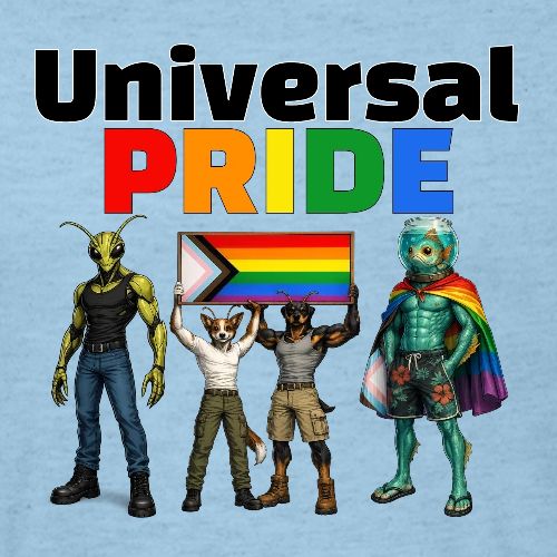 Universal Pride - Unisex Poly/Cotton T-Shirt