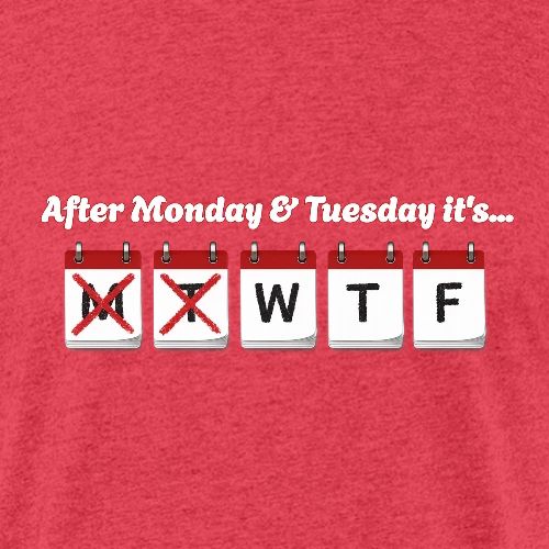WTF - Unisex Poly/Cotton T-Shirt