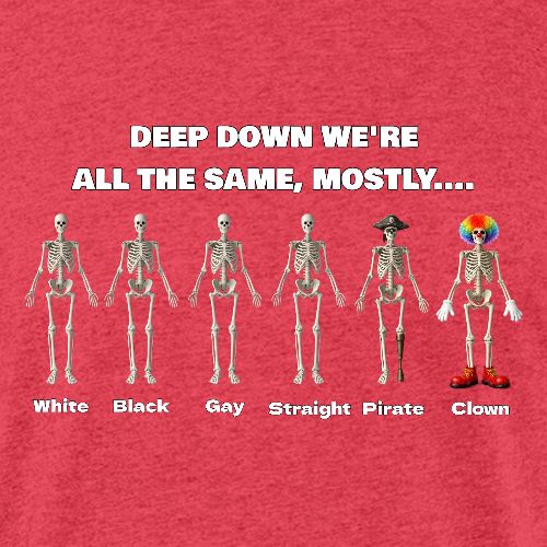 We're All The Same - Unisex Poly/Cotton T-Shirt