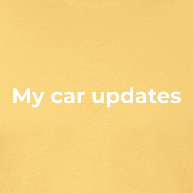 My car updates