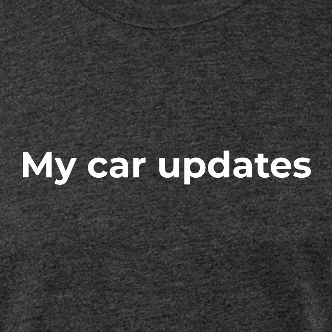 My car updates