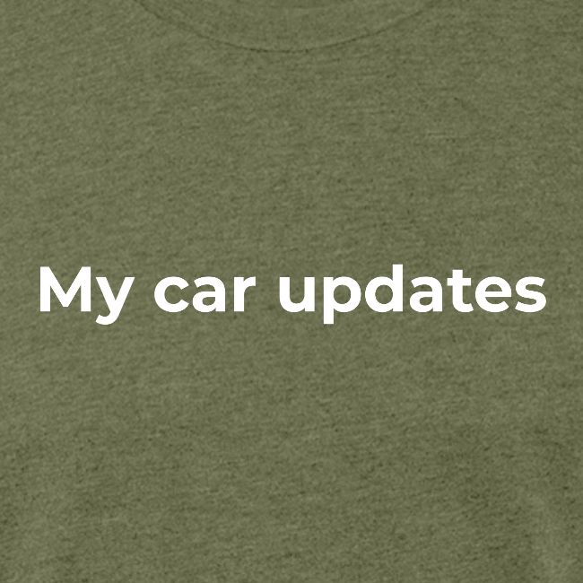 My car updates