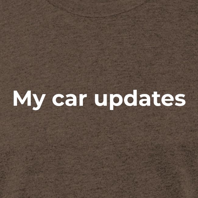 My car updates