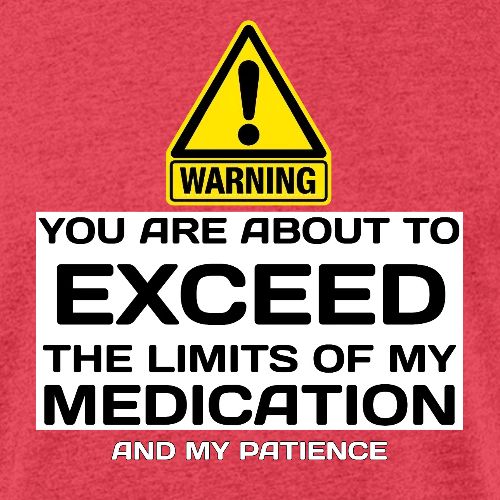 Warning!!! - Unisex Poly/Cotton T-Shirt