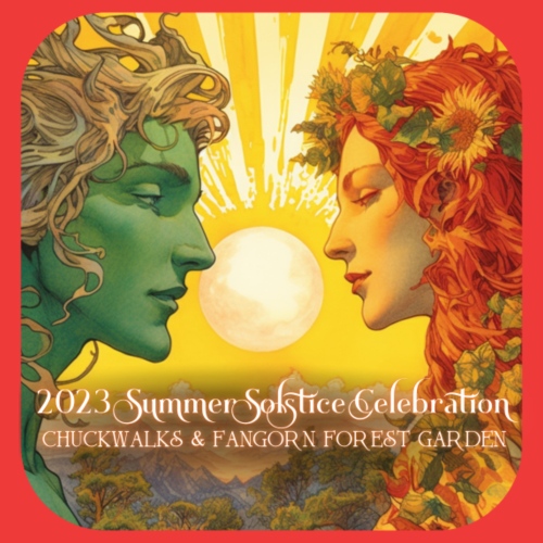 * LIMITED EDITION Summer Solstice Celebration 2023 - Men’s Fitted Poly/Cotton T-Shirt
