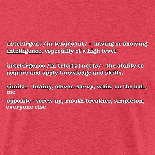 Intelligent - Unisex Poly/Cotton T-Shirt