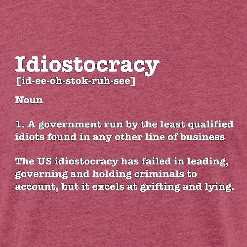 Definition - Idiostocracy - Unisex Poly/Cotton T-Shirt