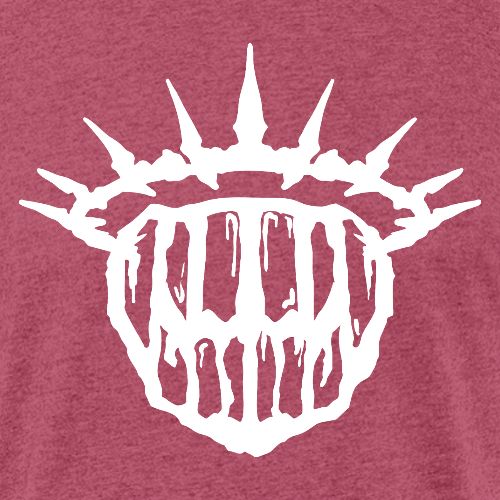 Teeth Of The Divine Sigil WHITE - Unisex Poly/Cotton T-Shirt