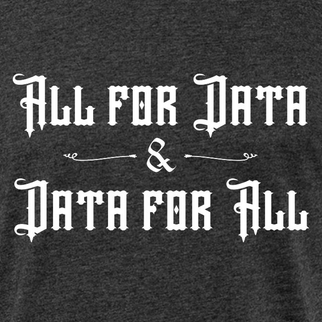 All for Data, Data for All (dark)