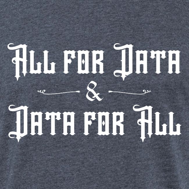All for Data, Data for All (dark)