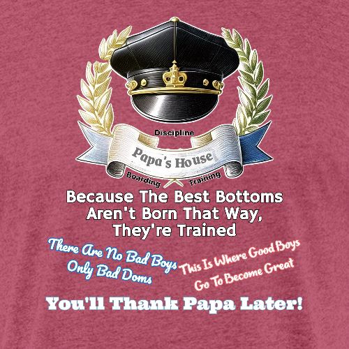 Papa's Training House - Unisex Poly/Cotton T-Shirt