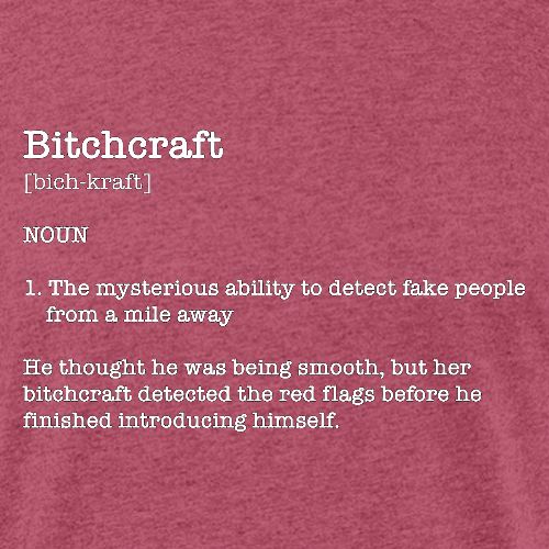 Bitchcraft - Unisex Poly/Cotton T-Shirt
