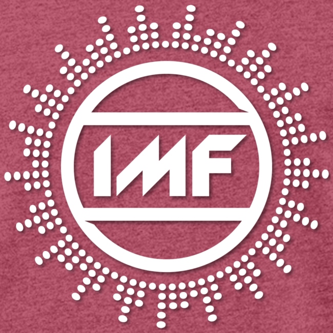 Logo IMF Sunburst en blanc