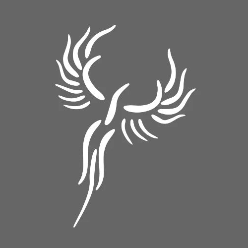 White Phoenix - Unisex Poly/Cotton T-Shirt