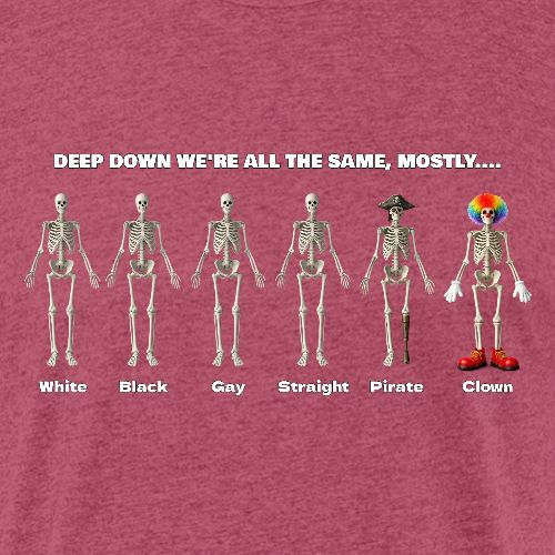 We're All The Same - Unisex Poly/Cotton T-Shirt