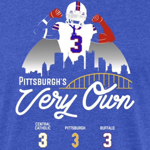 Pittsburgh's Very Own - DH3 - Fitted Cotton/Poly T-Shirt by Next Level