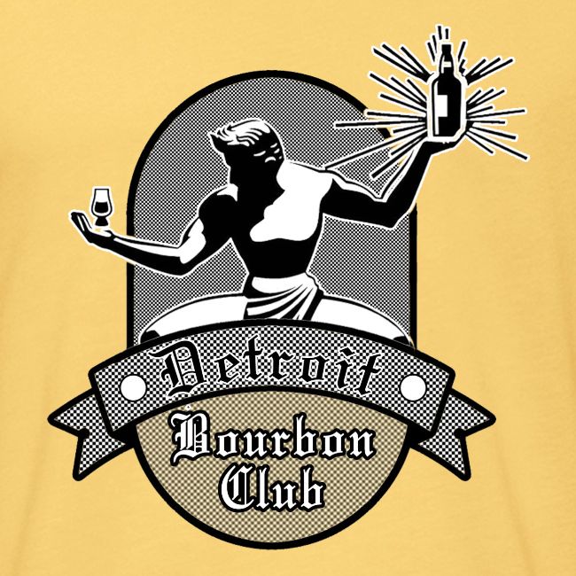Detroit Bourbon Logo in Black & White