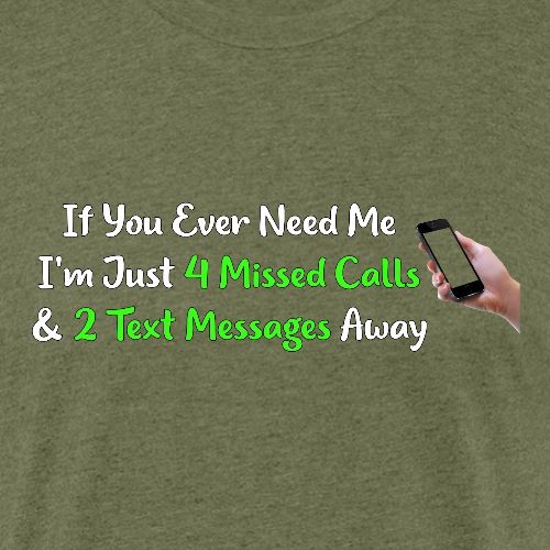 Call Me... - Men’s Fitted Poly/Cotton T-Shirt
