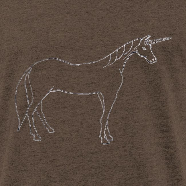 unicorn outline