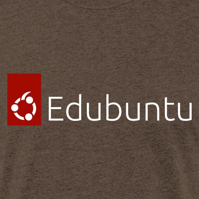 Edubuntu Logo 2023 - White